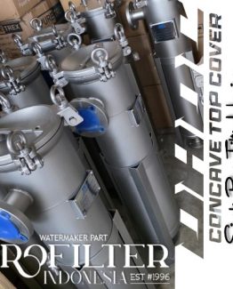 DHDC Series Single Bag Filter Housing Dome Concave SS304 SS316L